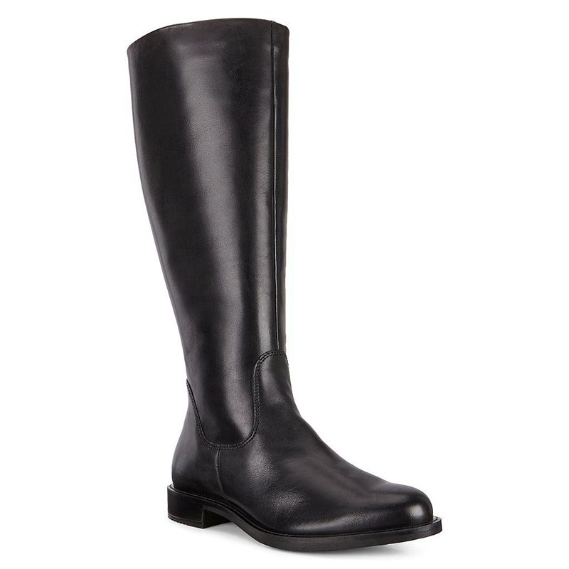 Women Boots Ecco Sartorelle 25 - Boots Black - India XQDZIU407